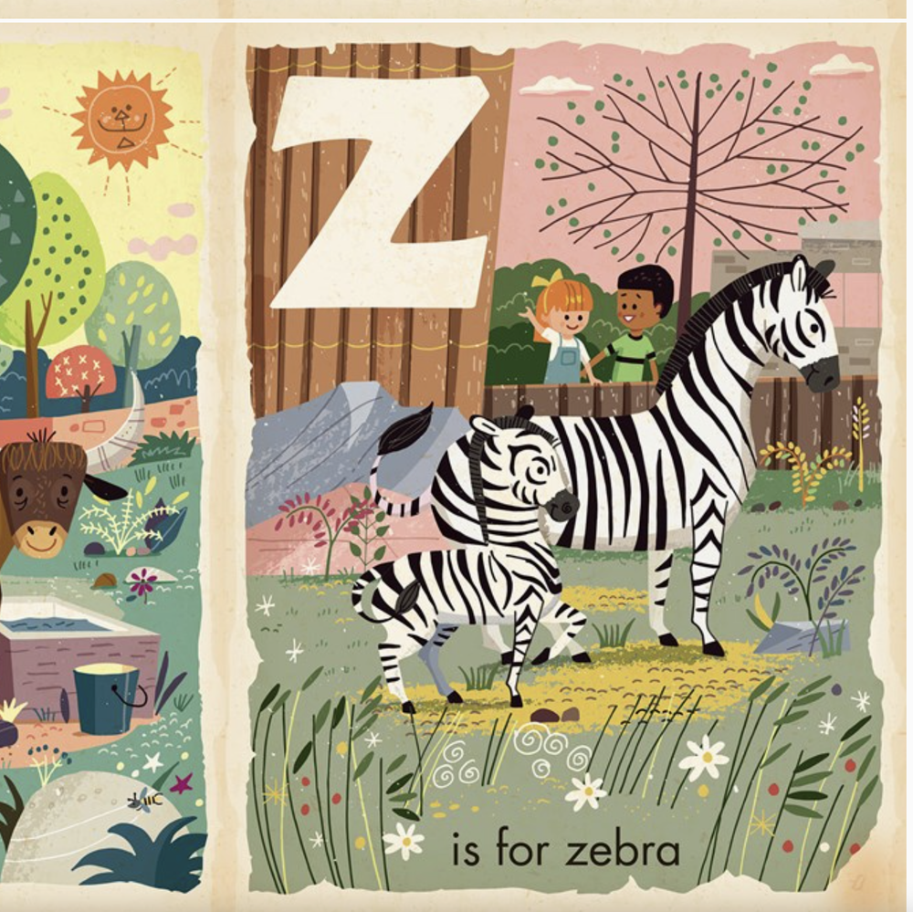 Z is for Zoo - Alphabet Board Book — The Purple Wagon